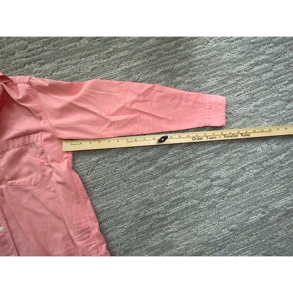 Frank & Eileen Rory Organic Cotton Maxi Shirt Dress Long Sleeve Pink Women's XS - Picture 7 of 8